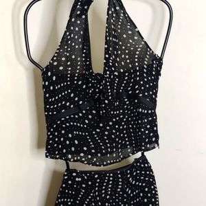 Nwot 100% silk Elie tahari 2 piece